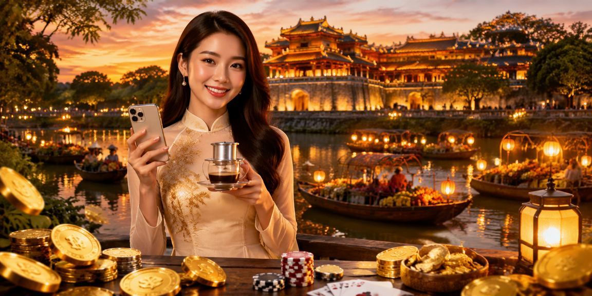 Người chơi Hội An thư giãn với trò chơi bài trực tuyến tại quán cà phê